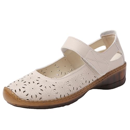 Chaussures d'été respirantes femme confortables style décontracté chic en couleur unie