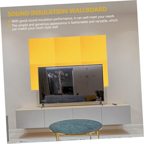 ibasenice 5Pcs Panel Acústico de Absorción Aislante de Pared de Fieltro Durable para Reducción de Ruido en Hogar y Oficina miniatura 6