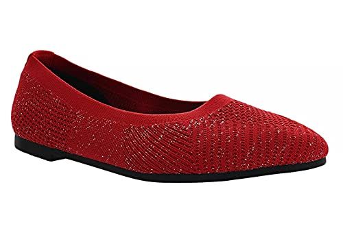 Bernie Mev Nikki Shoes Red Silver 39