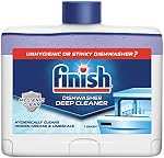 Nettoyant pour lave-vaisselle Finish, bouteille de 8,45 fl oz, action double pour lutter contre la graisse et le calcaire (paquet de 4)