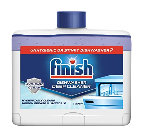 Finish Dual Action Dishwasher Cleaner: Fight Grease & Limescale, Fresh, 8.45 Oz (Pack Of 6) #TOP1