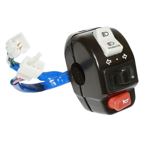 cyclingcolors Interruptor manillar de motocicleta scooter ciclomotor compatible con kymco agility super 8 50 125 izquierda