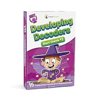 Staple Bound Decodable Readers: 15 Short Vowel Phonics Decodable Books for Beginning Readers Ages 4-7 Developing Decoders (Set 2) Book
