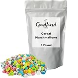 Cereal Marshmallows, Dehydrated Marshmallow Bits, Topping and Dessert Ingredient, 1 lb
