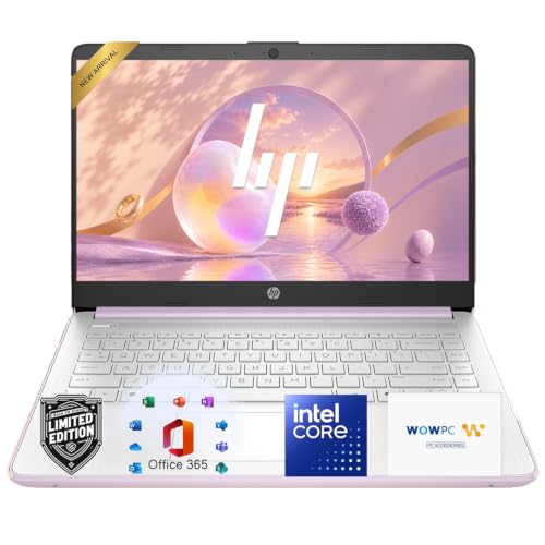Image of HP 14 Essential Laptop Computer, 2026 Edition, 4GB DDR5 RAM, 128GB SSD, Intel N150 CPU, Long Battery Life, 1TB Cloud Storage, Windows 11 with Microsoft 365