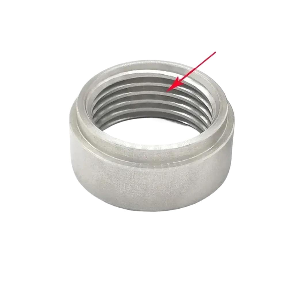 Stainless Steel Female Threaded Stepped Weld Bung Metric Mounting Boss Fitting with 1/2 NPT 1/4 NPT 1/8 NPT 3/4 NPT 3/8 NPT(1-2NPT)
