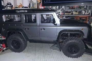 【新品・未使用】ラジコンLANDROVER ディフェンダー　グレー Double E 1/8スケール ランドローバー ディフェンダー D110