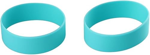 Miniatura 7 de HomeSoGood 12 bandas de silicona para vaso de sublimación para sublimación de 20 onzas, banda de goma verde para envolver tazas para reducir el