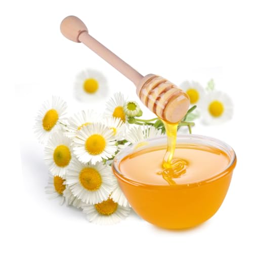 ARTSEWPLY 8個 木製蜂蜜スティック 長柄で使いやすい 蜂蜜ジャムシロップ用攪拌棒 キッチンおちゃ用軽量再利用可能 再利用可能