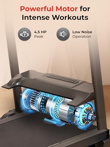Image of Fitkit by Cult FT100M 4.5 HP Peak (Max Weight: 110Kg, Manual Incline) Treadmill for Home Use &1 Year Warranty