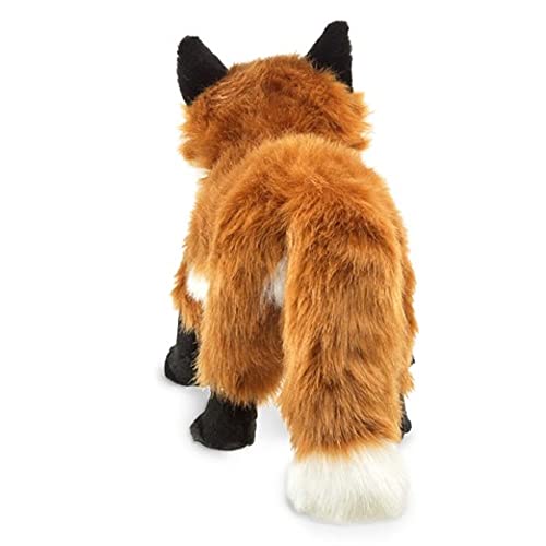 Folkmanis Red Fox Hand Puppet, Rust, White, Black, 1 EA - Image 2