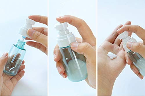 2 Oz Travel Size Leakproof Pump Bottles, Bpa-Free Refillable Plastic Containers For Lotion, Liquid Soap, Baby Shower, Essential Oil Blends And Other Toiletries #TOP1