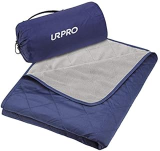URPRO Waterproof Warm Fleece Outdoor Blanket Extra Large Lightweight Portable with Carry Bag for Stadium, Picnic, Camping, Beach, Dogs, Sofa