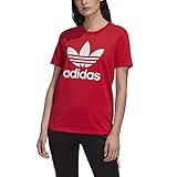 Producto con ajuste regular adidas Trefoil Tee, T-shirt para Mujer, Rojo (Lush Red/White), 34