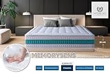 NATURELITS Materac MemoryVex 160x190 dwustronny zimowy/letni pojedynczy materac przeciw roztoczom i oddychający rdzeń Flexicell, średnia twardość, model Serene wysokość 30 cm