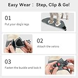 Joytale Hundegeschirr Kleine Hunde, Reflektierend Weich Gepolstert Geschirr, Air-Mesh Brustgeschirr Hund Klein, S, Grau