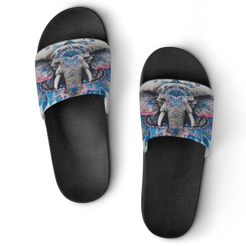 Pantoufles éléphant mixte taille 46 chaussons de bain antidérapants