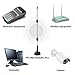 SEBIKAM WiFi Booster Antenna with RP-SMA Male Connector（Without Pin）,2.4GHz Magnetic Base 10ft Extension Cable for Wireless CCTV Security Camera Video System NVR DVR Surveillance Recorder,Black
