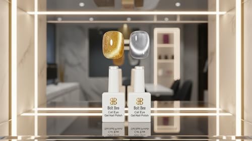Image of Bolt Bee Gel Nail Polish - Highly Pigmented Glossy Finish, Smooth Application, Chip-Resistant Long-Lasting Color, Uv /led Lamp Cure, DIY Manicure & Salon Nail Art - 2pcs | 9ml
