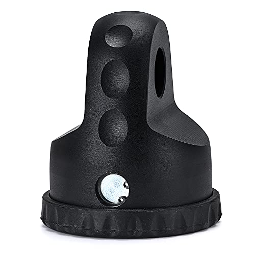 Pqy Aluminum Winch Shackle Mount With Pin And Rubber Guard Universal For Atv Utv Suv Pickup Trucks Black #TOP6