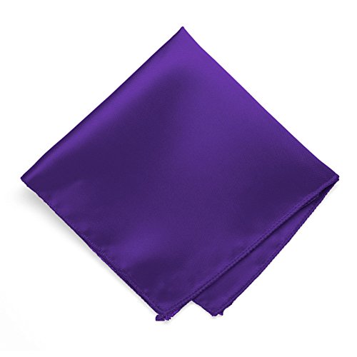 Image of tiemart Solid Color Pocket Squares for Men | For Suits, Perfect for Wedding Parties, 12 x 12 inch / 30 x 30 cm