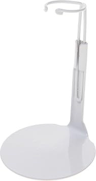 Kaiser Doll Stand 1001 - White Doll Stand for Small-Waist 3 1/2" to 5" Dolls and Action Figures, 3-Pack