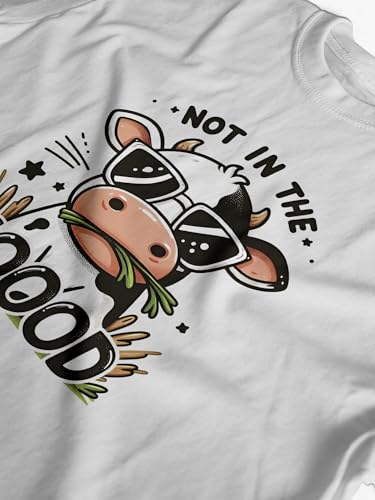 Image of XENOVAURBAN Men's Regular Fit Printed Round Neck Cotton T-Shirt | Graphic Printed Casual Wear Unisex Fit XS to 3XL Tshirt RN-MOOOD