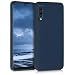 Produktbild kwmobile Samsung Galaxy A50 Hülle - Handyhülle für Samsung Galaxy A50 - Handy Case Cover Schutzhülle - Nylon Optik Design Dunkelblau
