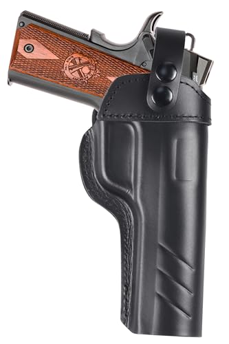 OWB 1911 Holster, Leather, Fits 4-5