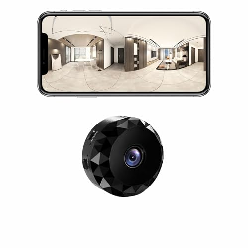 qoiq Camera Espion WiFi 1080P Mini Caméra de Surveillance Interieur/extérieur sans Fil avec Enregistrement Camera Espion a Distance Discrete Enregistreur Spy...