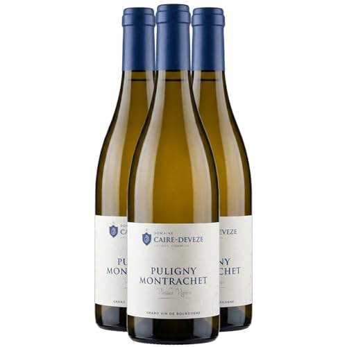 Puligny-Montrachet Blanc 2023 Domaine Caire-Deveze vin de Bourgogne en lot de 3 bouteilles de 75cl