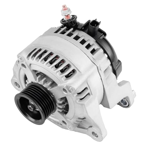 Image of KAX New Alternator Replacement for Ram 1500 2011-2012 for Dodge Ram 1500 2009-2010 for Ram 2500 2011-2018 for Dodge Ram 2500 2010 140 Amp,12V,CW,S6 Groove Pulley,Replace for 11035N