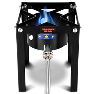 ARC 55,000BTU Propane Burner Camping Stove,Outdoor Gas Stove Burner Cooker for Cooking for Turkey Fry,Homebrewing,Crawfish Boil,and More! ARC 55000BTU Propane Burner Camping StoveOutdoor Gas Stove Burner Cooker for Cooking for Turkey FryHomebrewingCrawfish Boiland More