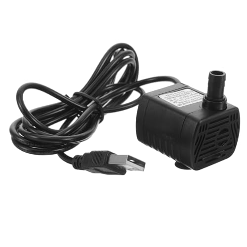 Sosoport Black Pond Pumps Submersible Water Pumps Plastic Pump Water Fountain Pumps Submersible Outdoor