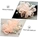 2Pcs U Shaped Hairpin Fork with Pearl and Flower - Hair Accessories for Parties, Weddings & Daily Wear - Fits All Hair Types