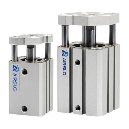 Vérin pneumatique double effet CQMB16 course mince pour automatisation compacte