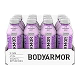 BODYARMOR Lyte Dragonfruit Berry, 473 mL Bottles (12 Pack) – Low-Calorie Sports Hydration Drink with Coconut Water, Potassium-Packed Electrolytes and Antioxidant Vitamins