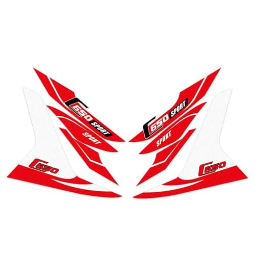 Autocollants réfléchissants pédale moto BMW C650 Sport 2019 sticker corps