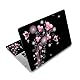 Laptop Haut Aufkleber Aufkleber, 12 13 13,3 14 15 15,4 15,6 Zoll Laptop Vinyl Haut Aufkleber Abdeckung Art Protector Notebook (2 Handgelenk Pad enthalten), wasserdicht abnehmbar, Rosa Herzen
