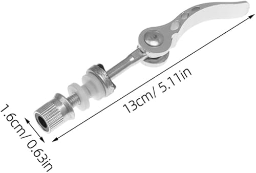 Miniatura 2 de BESPORTBLE Abrazadera de asiento de bicicleta, abrazadera de tija de sillín de liberación rápida, brochetas de perno de liberación rápida, brocheta