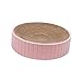 Gralara Round Cat Scratcher Durable 31Cmx31Cmx6cm Sofa Protector Detachable Nest Bed Cat Scratching Board Bed Scratch Board for Rest Kitty Kitten, Pink