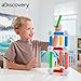 Discovery Kids 51-Piece Magnetic Building Block Set with Storage Bag