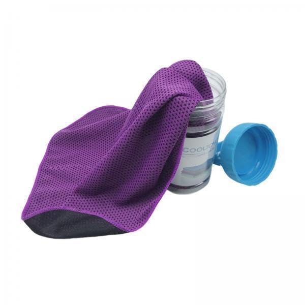 calandis CALANDIS™ 2xCooling Towel Sweat Absorbing Small-Size Headband for Running Cycling Summer Purple | Gym Towels | Fitness Equipment & Gear | Fitness Running & Yoga-picture-5