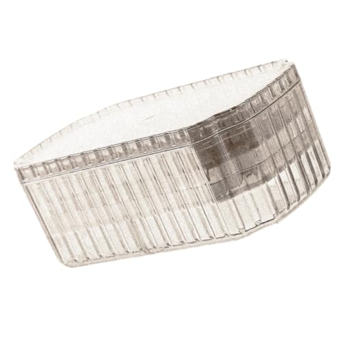 GARVALON Organizador de Joyas de Escritorio Transparente Purpurina Caja de Almacenamiento Multifuncional para Pendientes Anillos y Collares Joyero Grande Compartimentos para Mujer