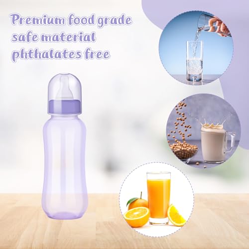 image for Norme 36 Pcs Baby Shower Bottles 9.5 oz Plastic Baby Bottles Chug Show
