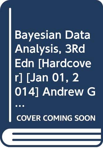 Bayesian Data Analysis B01LYAAOY4 Book Cover