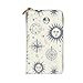 DaihAnle Vintage Sun and Compass ﻿Hand-Held Wallet Fashionable Long Microfiber Leather Large Capacity