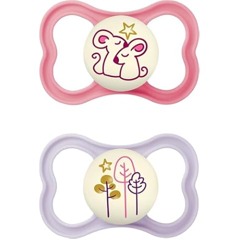 MAM Air Night Soothers with Travel Case Cover