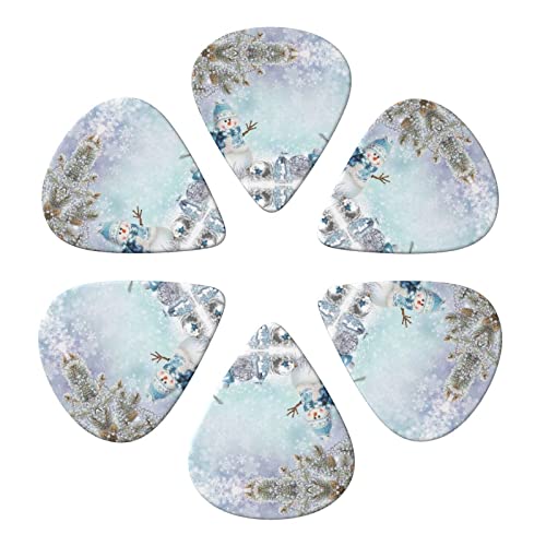 Lot de 6 médiators mignons Bonhomme de neige pour guitare acoustique, guitare électrique, basse, ukulélé – fins, moyens… - Les Beatles, Paul McCartney, John Lennon, RIngo Starr, George Harrison Lot de 6 médiators mignons Bonhomme de neige pour guitare acoustique, guitare électrique, basse, ukulélé – fins, moyens… – Image 5