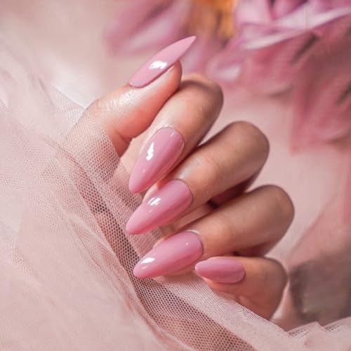 Image of Nails & More Light Pink Nail Polish, Argan Oil-Infused Gel Shine, Soft Pink Nails, Everyday Wear | 10ml
